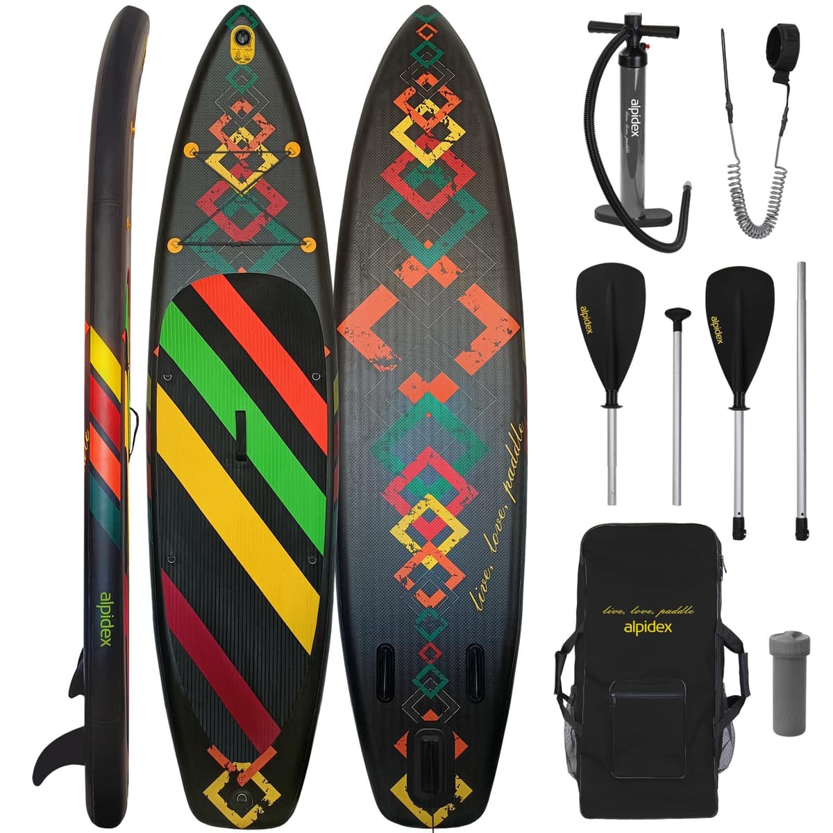 ALPIDEX SUP Board 320cm - Schwarz - ALPIDEX SUP Board