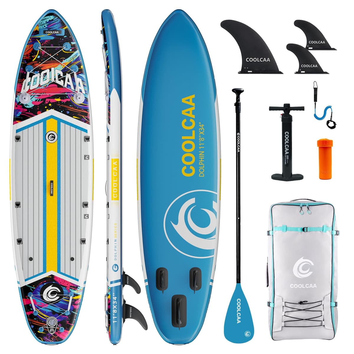 COOLCAA 355cm Cosmic Splash - COOLCAA SUP Board