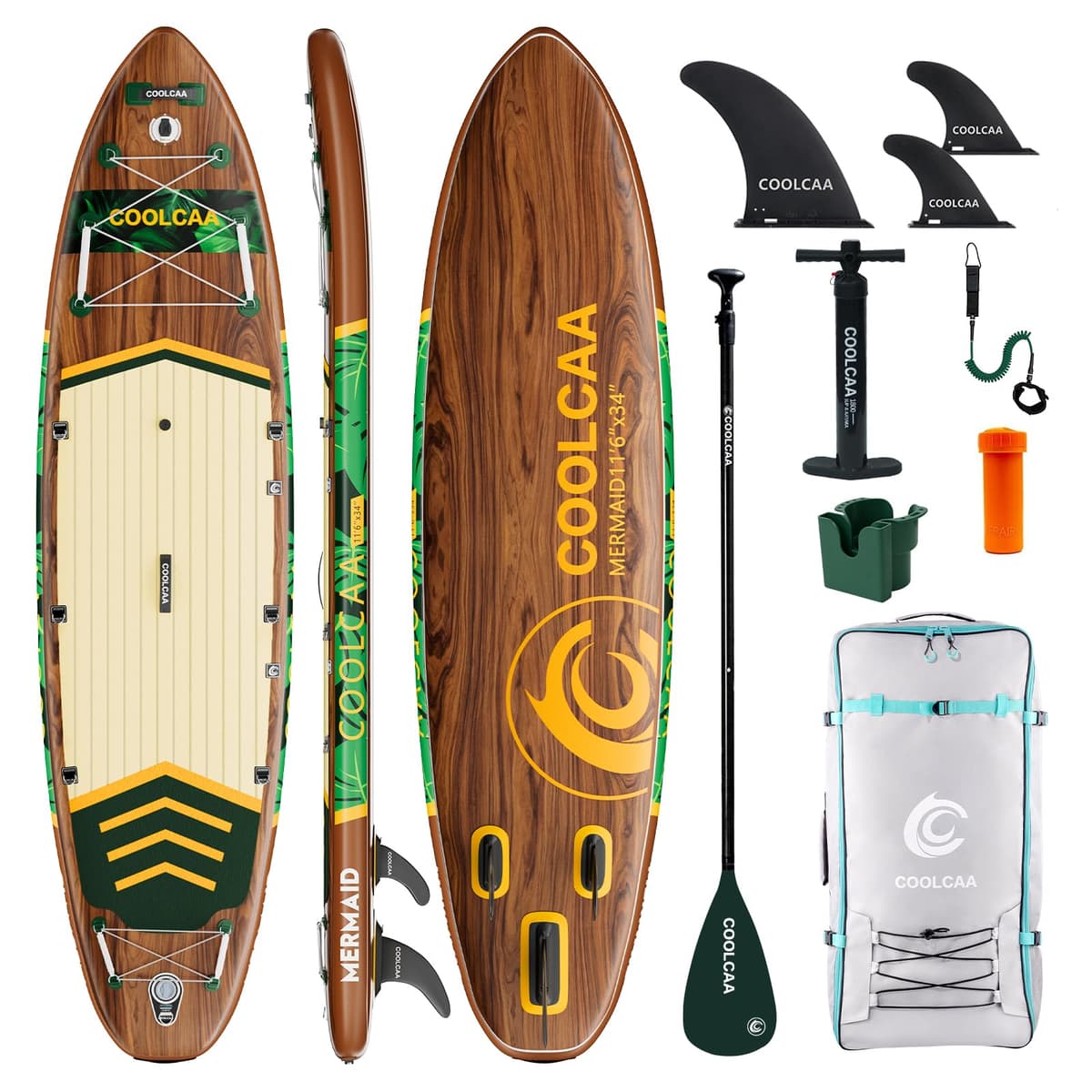 COOLCAA 350cm Jungle Echo - COOLCAA SUP Board