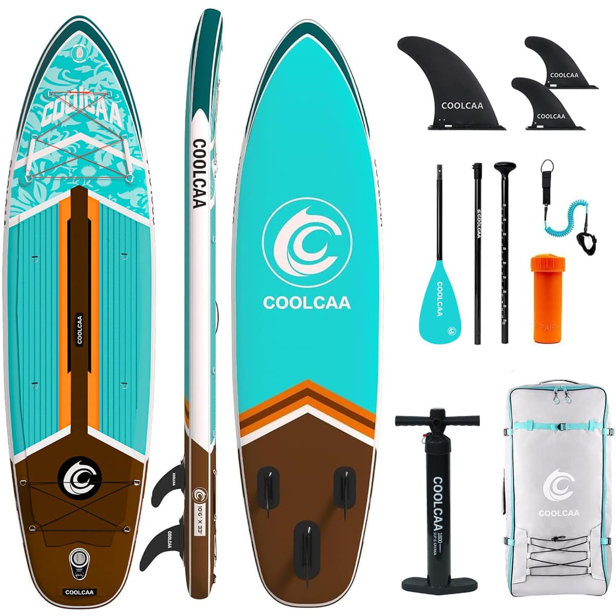 COOLCAA 350cm Turquoise Coast - Lite - COOLCAA SUP Board