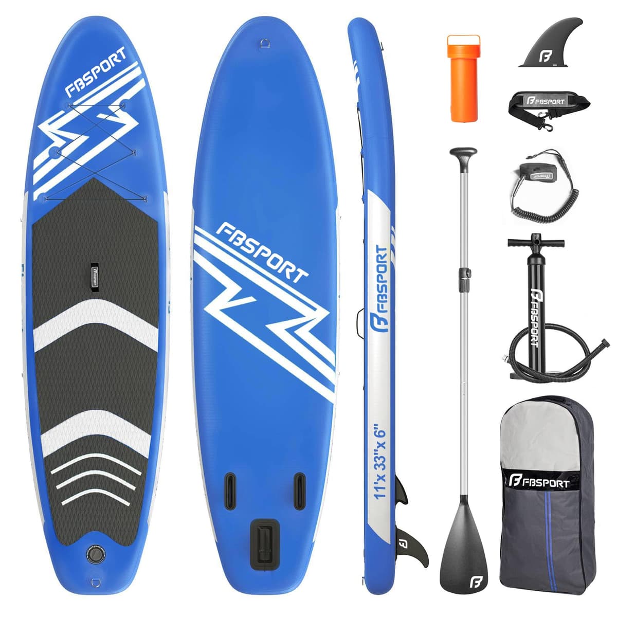FBSPORT SUP Board 335cm - Blau - FBSPORT SUP Board