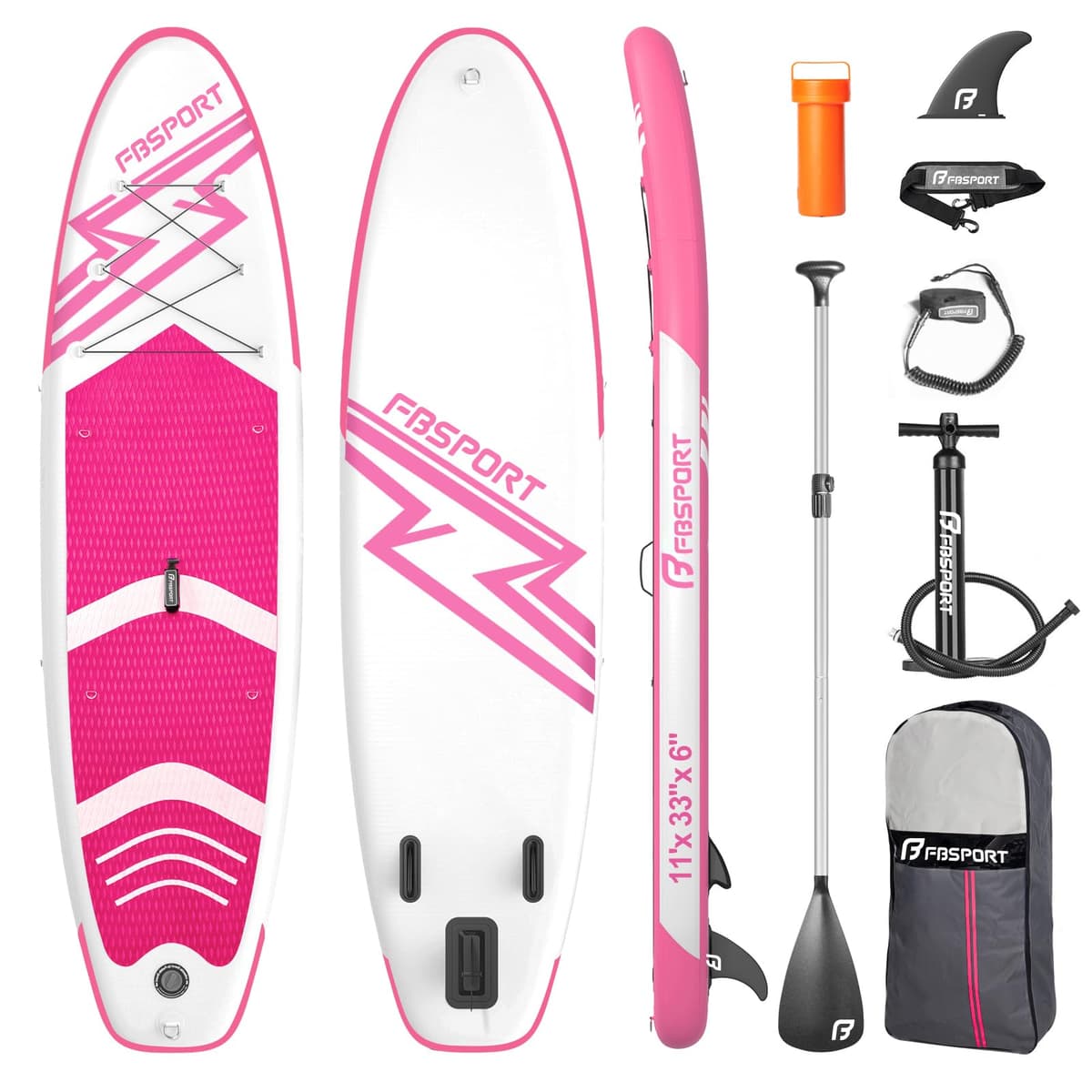 FBSPORT SUP Board 335cm - Pink - FBSPORT SUP Board