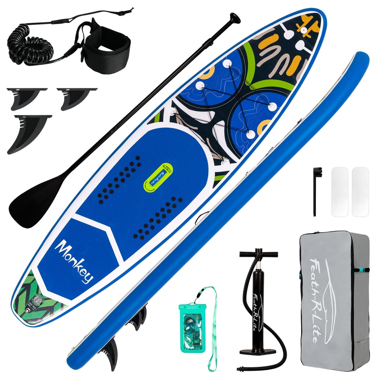 FunWater 350cm Affe - Blau - FunWater SUP Board