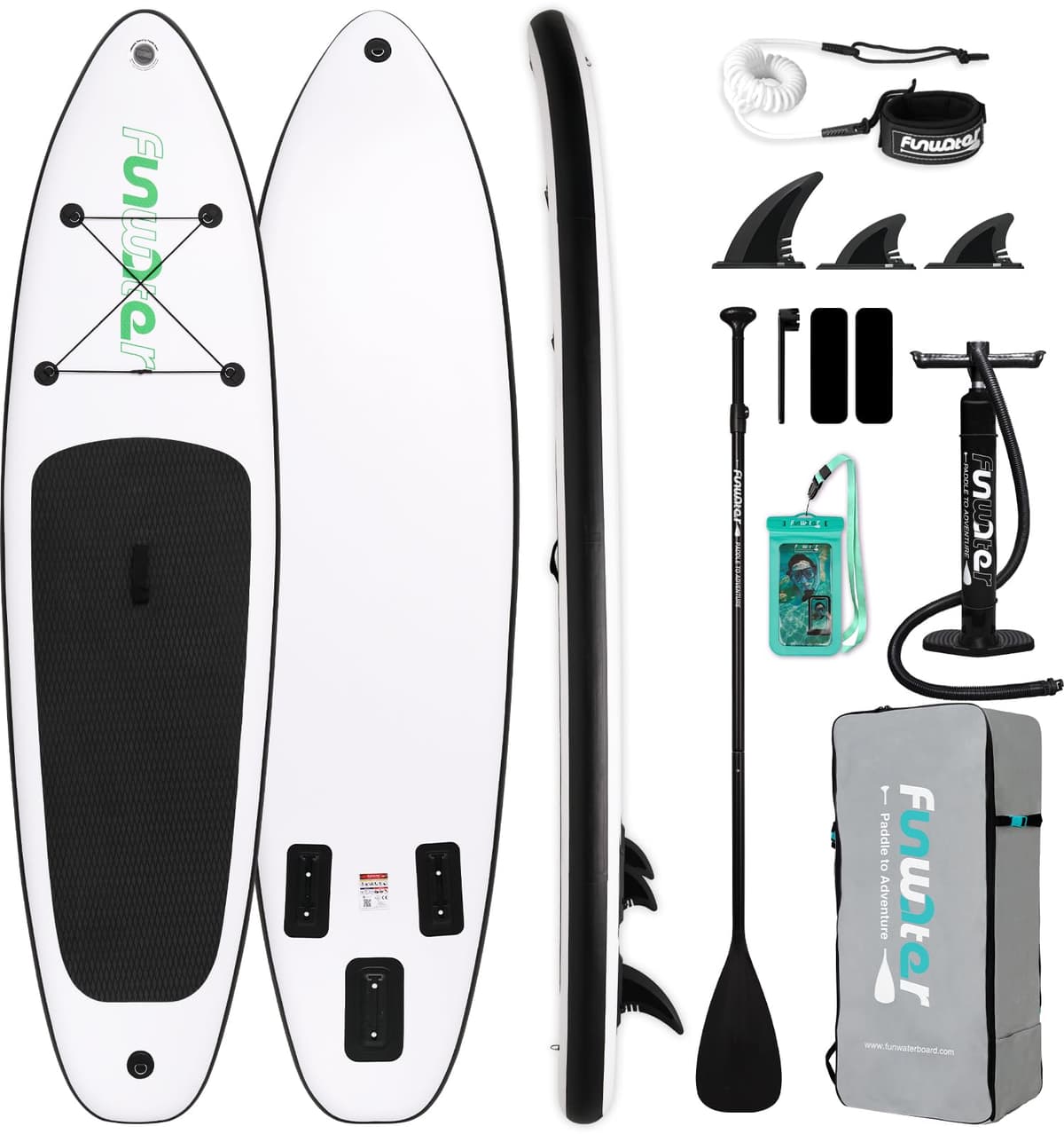 FunWater 10'6" JH - Schwarz - FunWater SUP Board