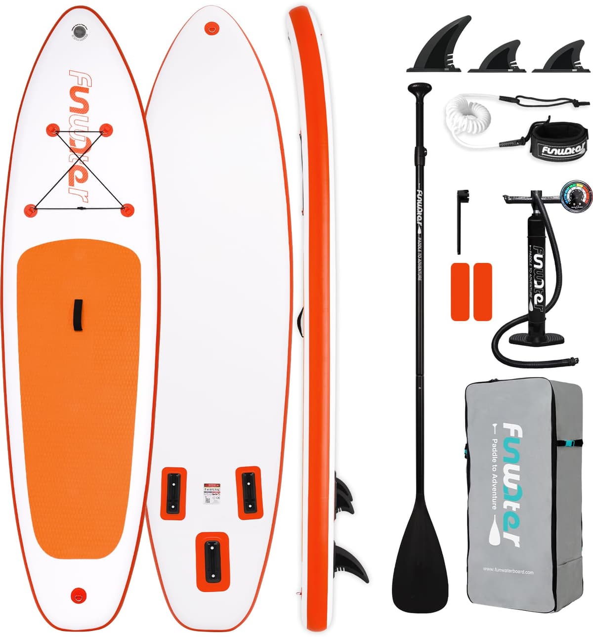 FunWater 10'6" LD - Orange - FunWater SUP Board