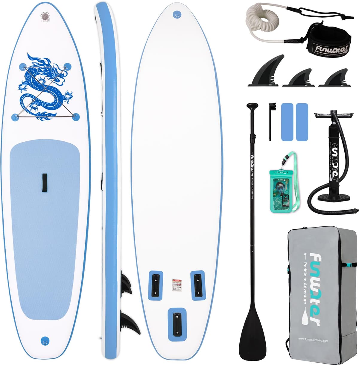 FunWater 10'6" JH - Hellblau - FunWater SUP Board